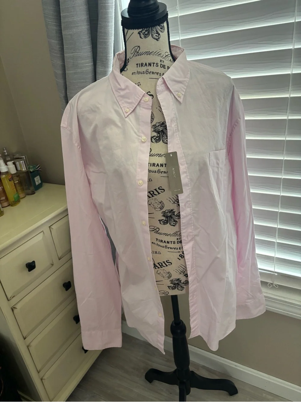 J. Crew Light Pink Button-Down Oxford Shirt NWT